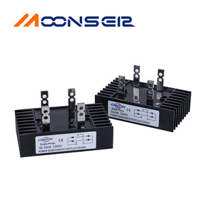 เครื่องแปลงกระแสไฟฟ้าแบบสะพานเฟสเดียว Centry รุ่น QL100A 1200V พร้อมฮีทซิงค์ - Product Image 4