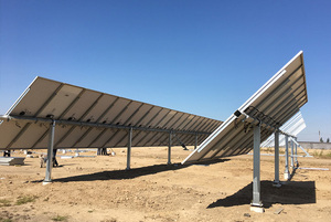 Support de montage au sol réglable pour <span class=keywords><strong>tracker</strong></span> solaire photovoltaïque à axe unique, haute efficacité, <span class=keywords><strong>prix</strong></span> usine, acier durable - Product Image 3
