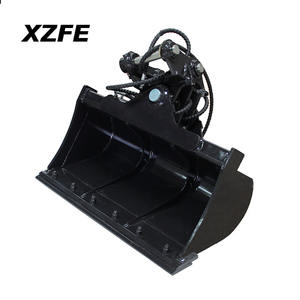 Attache pour mini-excavatrice MS01 en vente, godets hydrauliques rotatifs et inclinables - Product Image 1