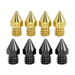 Buse d'imprimante 3D de précision fine pour l'impression de modèles haute résolution, buse à filetage universel - Product Image 2