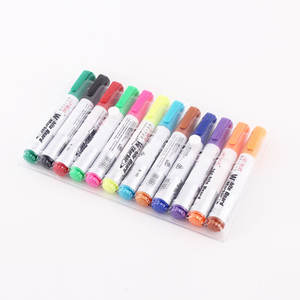Strong <b>Color</b> Business Erasable <b>4</b> Pk Whiteboard Dry Erase Marker <b>Pen</b> Black Green Red Pvc Bag Pack - Product Image 3