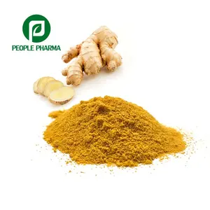 Extracto de raíz de jengibre seco puro (Zingiber officinale) 5% en polvo de gingerol