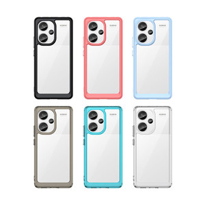 Giao Hàng Nhanh Chóng Đầy Màu Sắc Trong Suốt Chống Sốc Acrylic Trường Hợp Điện Thoại Cho <span class=keywords><strong>Redmi</strong></span> Lưu Ý 13 Pro Cộng Với 5G - Product Image 6