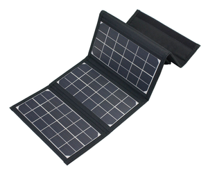 Factory Direct Price High Quality 21W Monocrystalline Foldable Black <b>Portable</b> <b>Solar</b> 24% Efficiency Outdoor Activities - Product Image 2