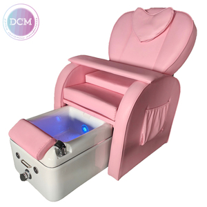 Canapé pédicure électrique bon marché pliable, chaises spa pédicure inclinables usagées rose à vendre Malaisie - Product Image 1