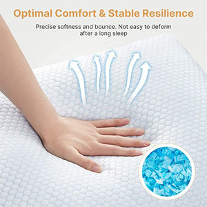 Versnipperd <span class=keywords><strong>Latex</strong></span> Traagschuim Kussen Voor Slaap Traagschuim En Gel Versnipperd Kussen - Product Image 2