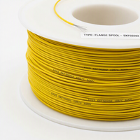 Fil de raccordement industriel solide de type 1015, 22AWG, 105°C, 600V, isolé PVC, cuivre étamé, bobine OEM, 100M