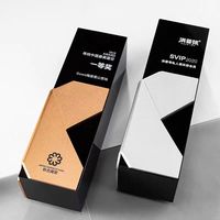 2025 nouveau Design or argent métal X avec trophée de récompenses en verre de cristal noir MH-J0477 d'autres produits d'artisanat en cristal