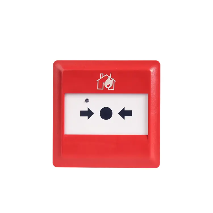 Пожарная сигнализация, адресная ручная точка вызова от производителя, новый дизайн, сертификат EN54