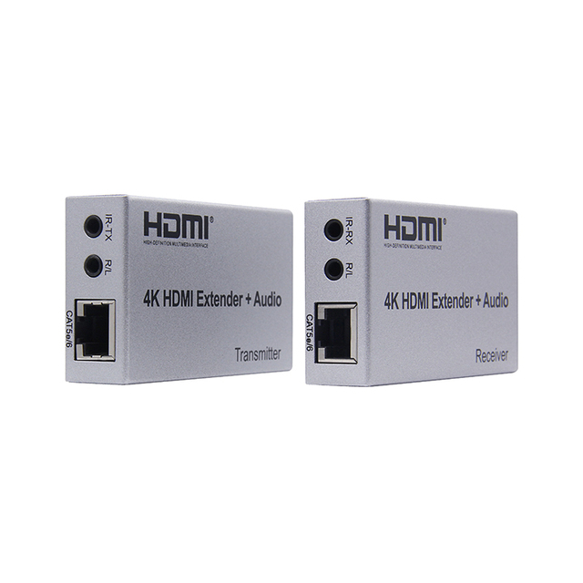 4K 30Hz HDMI Extender Cat6 100m with IR Audio