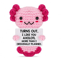 Yuhongtoys fraise chat inspiré Kawaii Crochet animaux amusant soutien émotionnel jouets en peluche pour femmes amis collègues de travail