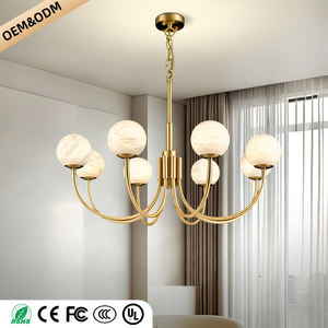 Lámpara de Techo Moderna para Sala de Estar, Sobre la Mesa de Comedor, Minimalista, para Interiores, Restaurante, Lámpara Colgante de Piedra de Nube de Lujo - Product Image 4