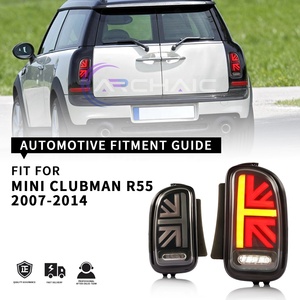 Feu arrière LED archaïque pour <span class=keywords><strong>MINI</strong></span> Cooper <span class=keywords><strong>Clubman</strong></span> R55 2007-2014 avec animation séquentielle <span class=keywords><strong>Mini</strong></span> Cooper R55 feux arrière feu arrière - Product Image 2