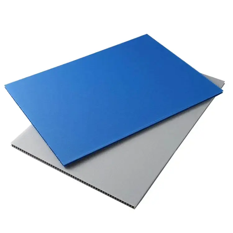 pp plastic hollow sheet White corrugated plastic Board/corflute sheet/corex board