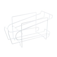 Organisateur de réfrigérateur en métal empilable, 2 niveaux, organisateur pour boissons, réfrigérateur boisson, Cola bière, support de rangement, distributeur