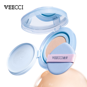 VEECCI Second-Skin <b>Cushion</b> Foundation – Natural Glow, Lightweight & <b>Long</b> Wear - Product Image 1
