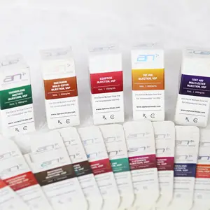 Échantillon gratuit étiquette et boîte de flacon hologramme de 10ml de la marque Gen Pharma