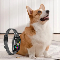 Collier anti-aboiement intelligent rechargeable à sensibilité réglable pour animaux de compagnie