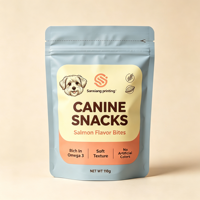 Sacs d'emballage professionnels en BOPP personnalisés, résistants à l'humidité, pour aliments pour animaux de compagnie, sachets refermables pour animaleries, chiens et chats