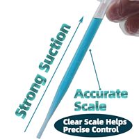 Pipettes de transfert manuelles jetables en PE de 3 ml, compte-gouttes calibrés pour laboratoire scientifique et bricolage artistique