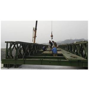 China Lage Prijs Beroemde Frame Multi Spanten Prefab Draagbare Stalen Structuur Staal Gegalvaniseerde Voertuigen Passeren Bailey Brug - Product Image 4