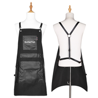 Tablier de salon personnalisé pour coiffeur, tabliers de barbier pour hommes, coiffeur et technicien en manucure avec poche, tablier de coiffeur