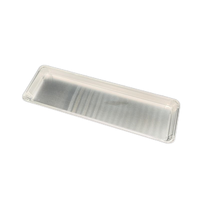 Barquettes rectangulaires en aluminium écologiques, recyclables et jetables pour l'emballage alimentaire durable