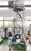 Mélangeur sous vide émulsifiant et homogénéisant pour produits cosmétiques et chimiques, corps en acier inoxydable SUS316L, capacité 500L, puissance 30KW, configuration haut de gamme