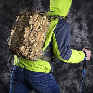 Small 3P Tactical Backpack 30L Multifunction Outdoor Hiking Military Style Backpack Unisex Wear Resistant Travel Bag - Product Image 3
