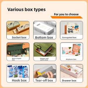 Boîte d'emballage personnalisée en carton blanc pour bijoux, pendentifs, produits numériques, aliments, pâtisseries et plats à emporter - Product Image 3