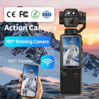 Kamera Vlogging Saku C9 4K Auto Fokus Kamera Video Genggam dengan Perekam Suara Terintegrasi untuk Perjalanan Olahraga Luar Ruangan