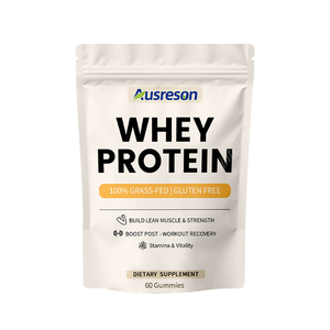 Gummies de Protéines de Lactosérum Ausreson OEM pour <span class=keywords><strong>le</strong></span> Développement Musculaire, Complément Sportif, Nutrition Quotidienne, Boost d'Entraînement - Product Image 1