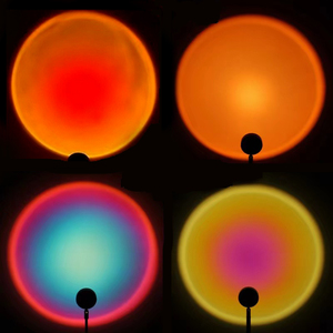 Nhà Thông Minh đèn UFO hoàng hôn 16 màu sắc <span class=keywords><strong>LED</strong></span> Đèn USB hoàng hôn chiếu đèn <span class=keywords><strong>RGB</strong></span> lamparas chiếu - Product Image 5