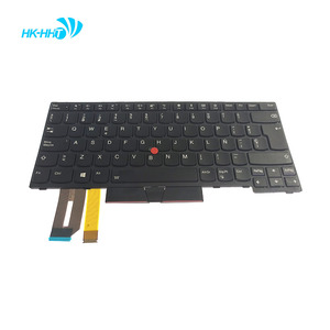 Clavier rétroéclairé espagnol HK-HHT SP pour Lenovo <span class=keywords><strong>ThinkPad</strong></span> E480 E485 E490 <span class=keywords><strong>E495</strong></span> L380 L390 - Product Image 2