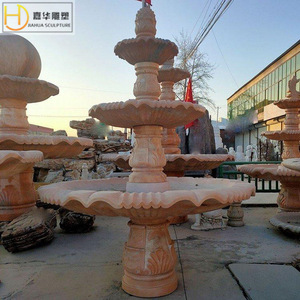 Fontaine en pierre Jiahua, décoration paysagère durable de style européen, pour l'intérieur et l'extérieur - Product Image 3