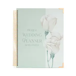 Cuaderno personalizado de tulipanes Cuaderno de planificación de bodas Cuaderno de planificación de compromiso