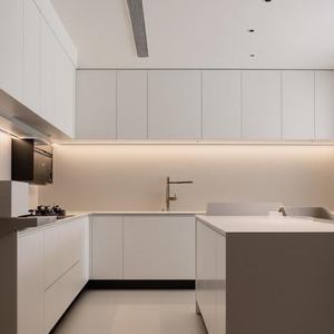 Cbmart מודרני <span class=keywords><strong>taj</strong></span> <span class=keywords><strong>mahal</strong></span> מטבח ארון באיכות גבוהה לכה להרים נייר ויניל מותאם אישית עבור ארונות מטבח - Product Image 2