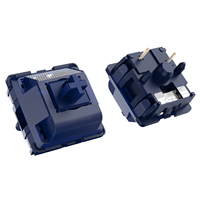 DUROCK Interrupteurs tactiles, Bule Lotus 65g T1 Interrupteurs lourds Diffuseur de lumière Moules de haute précision Interrupteurs de clavier mécaniques MX