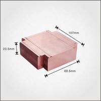 Disipador de Calor de Cobre de Alta Calidad Serie 6000 con Pin Fin para Raspberry Pi, Apilado Denso con Servicios de Corte y Soldadura