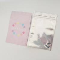 Sacs d'emballage en plastique transparents refermables de qualité alimentaire imprimés sur mesure pour les bonbons, pour les cadeaux de fête