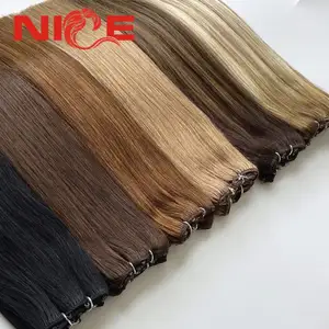 Extensiones de pelo rizado Afro, cabello natural Rubio ruso virgen, ondulado, marrón oscuro, Remy