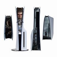 Autocollant de Console Wukong mythe noir en gros d'usine pour peau de Console de jeu vidéo PS5 pour SONY Playstation 5