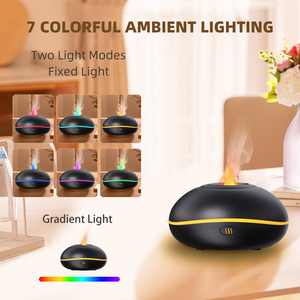 Mới nhất 200ml UFO hình dạng USB phí ngọn lửa hương thơm khuếch tán hộ gia đình sử dụng ABS + PP tạo độ ẩm hiệu ứng tinh dầu hương thơm khuếch tán - Product Image 6