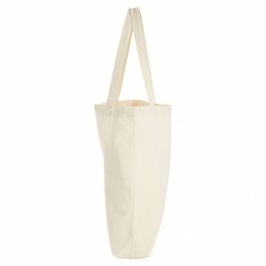 Custom Daily Life School Class <b>Lightweight</b> Reusable Blue Shopping Shoulder <b>Bag</b> Striped Tote <b>Bag</b> Canvas - Product Image 5