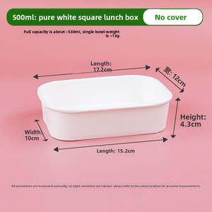 Contenitore Quadrato in Carta Kraft Spessa Usa e Getta con Disegno di Gatto, Scatola per Pranzo, Asporto e Insalata - Product Image 6
