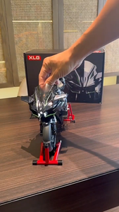 2024-10-XLG Modelo de Motocicleta <span class=keywords><strong>Kawasaki</strong></span> H2R a Escala 1:6, Juguete de Simulación en Aleación - Product Image 5
