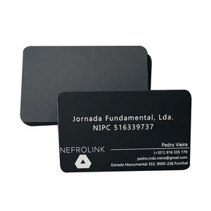 0.8 مللي متر سميكة فارغة مات الأسود ساندبلاستيد المؤكسد صفيحة ألومينيوم سطحي ملاءات وسم المعادن اللوحة علامات زيارة بطاقات الأعمال - Product Image 3