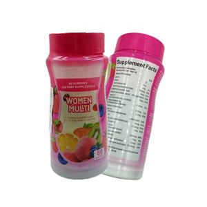OEM Vitamin B6 & B12 Gummies untuk wanita <span class=keywords><strong>multivitamin</strong></span> suplemen Herbal dalam bentuk permen karet lezat - Product Image 1