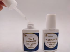 Produsen Kecepatan Bintang Menyediakan Sistem Diurna Lem Kuku Akrilik Pelurus Lapisan Dasar Lem Kuku Cair 2 IN 1 - Product Image 5