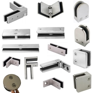 ZD auf Lager Edelstahl Handlauf beschläge Zapfen klemm pfosten Rahmenloses Balkon glas Balustraden geländer - Product Image 3